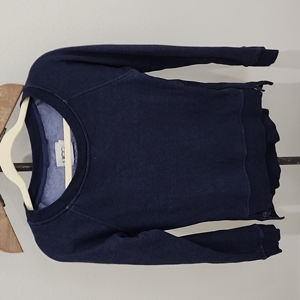 UGG Womens Sweater Pullover Crewneck Dark Blue Navy Small